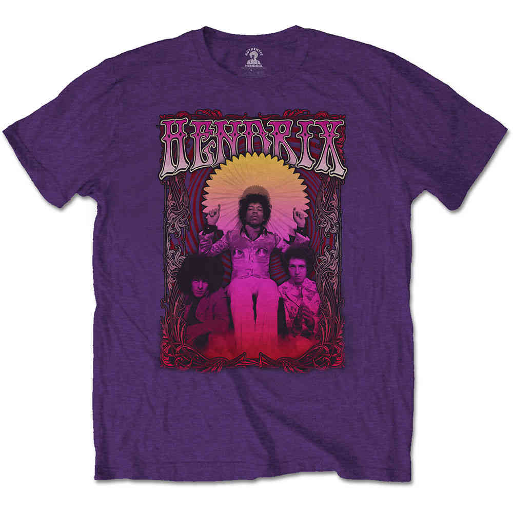 Jimi Hendrix - Karl Ferris Wheel Heren Tshirt - Paars